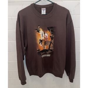 Pipestem Resort State Park WV Brown Sweatshirt JERZEES Vintage Unisex Medium M